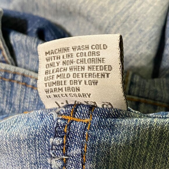 Jamie Nicole Patchwork Denim Flare Maxi Skirt Size 18 Y2K - Picture 6 of 6